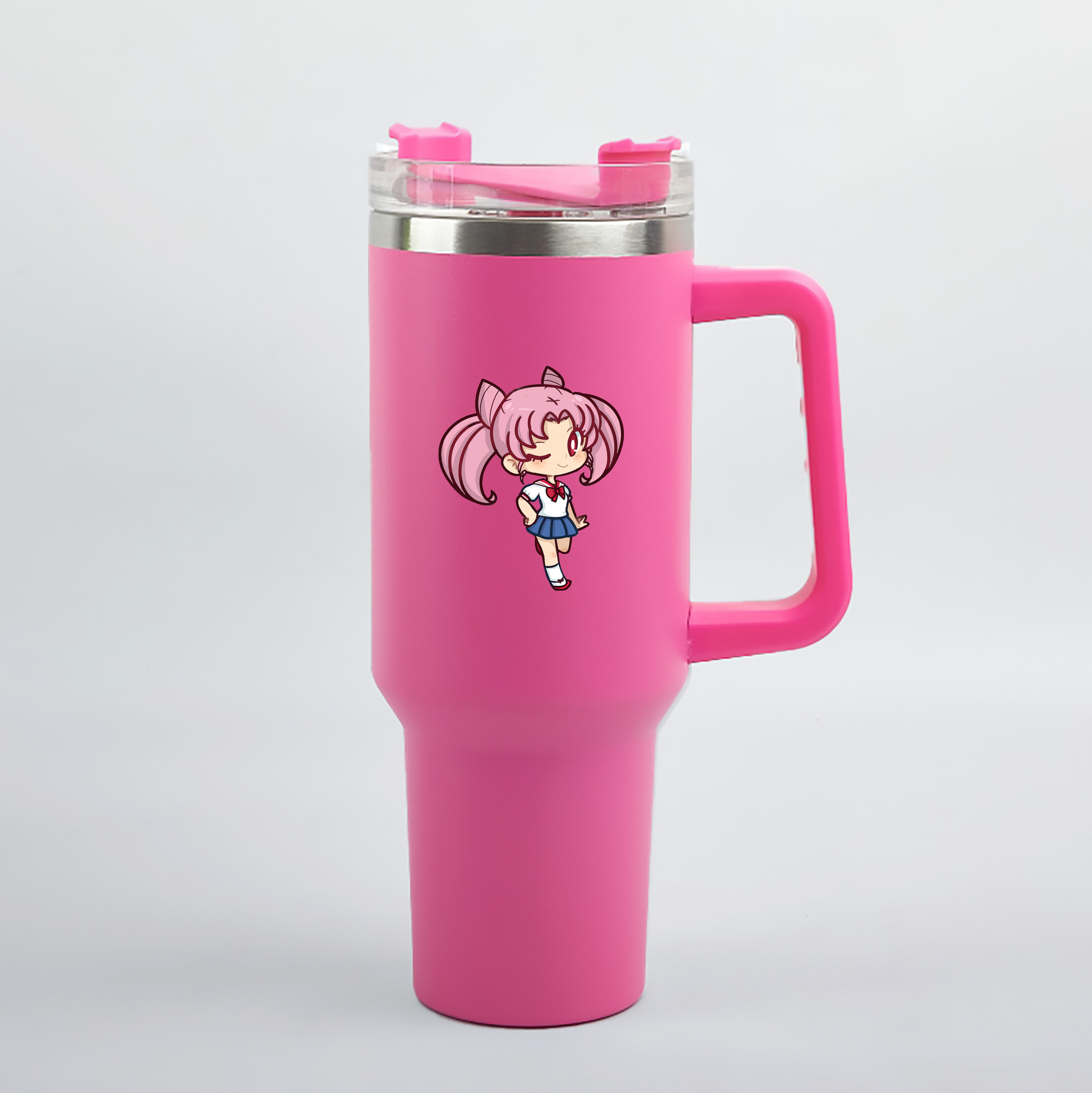 （画像用） 美少女戦士セーラームーン ちびうさ Sailor Moon Chibiusa Tsukino Usagi Small Lady Serenity 1200mL車用タンブラー（カラープリント）